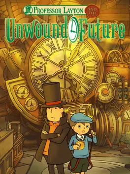 Capa de Professor Layton and the Unwound Future