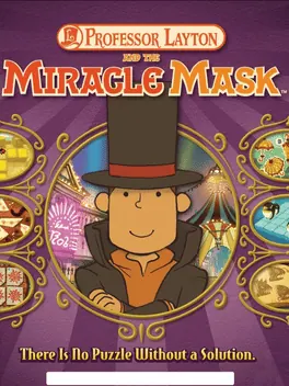 Capa de Professor Layton and the Miracle Mask