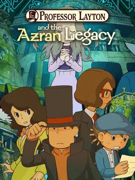 Capa de Professor Layton and the Azran Legacy