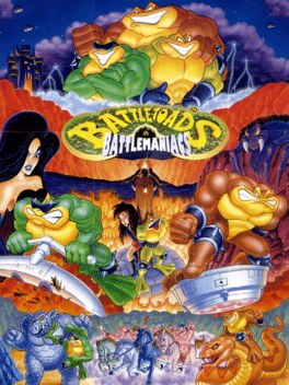 Capa de Battletoads In Battlemaniacs