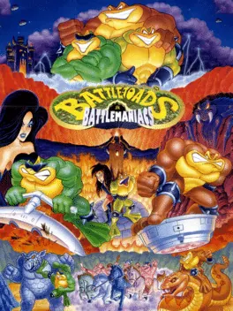 Capa de Battletoads In Battlemaniacs