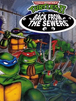 Capa de Teenage Mutant Ninja Turtles II: Back from the Sewers