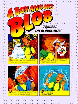 Capa de A Boy and His Blob: Trouble on Blobolonia