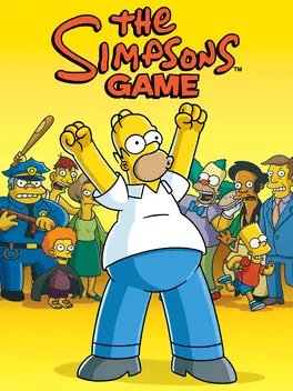 Capa de The Simpsons Game
