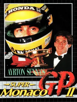Capa de Ayrton Senna's Super Monaco GP II