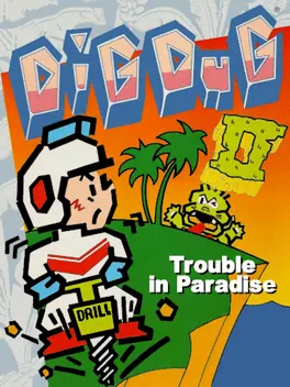 Capa de Dig Dug II: Trouble in Paradise