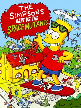 Capa de The Simpsons: Bart vs. The Space Mutants