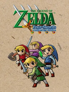 Capa de The Legend of Zelda: Four Swords - Anniversary Edition