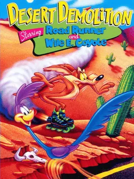 Capa de Desert Demolition Starring Road Runner and Wile E. Coyote