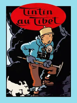 Capa de Tintin in Tibet