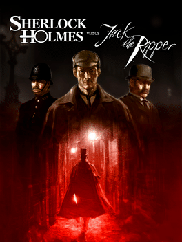 Capa de Sherlock Holmes Versus Jack the Ripper