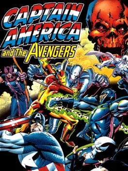 Capa de Captain America and the Avengers