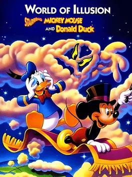 Capa de World of Illusion Starring Mickey Mouse and Donald Duck