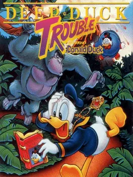 Capa de Deep Duck Trouble Starring Donald Duck