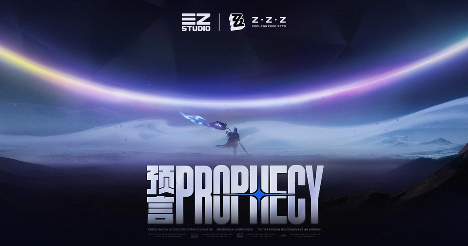 Remielle aparece diante de um horizonte luminoso na arte oficial do trailer da versão 3.1 de Zenless Zone Zero.