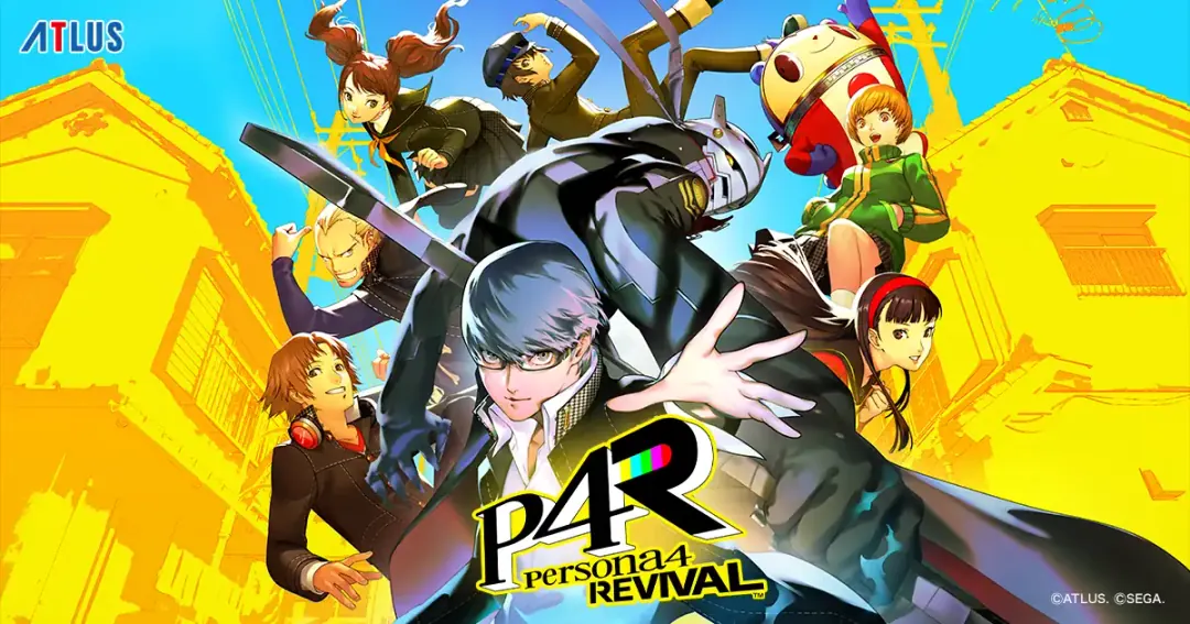 Imagem oficial de Persona 4 Revival usada pela Atlus na página japonesa do jogo.