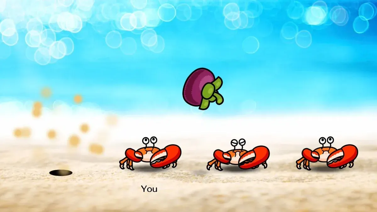 Cena promocional de Rhythm Heaven Groove com personagens em minigame musical.