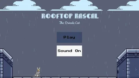 Captura de tela de Rooftop Rascal: The Drizzle Cat (1 de 4)