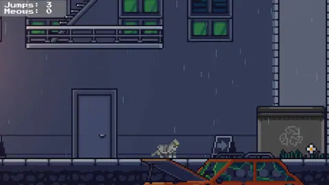 Captura de tela de Rooftop Rascal: The Drizzle Cat (3 de 4)