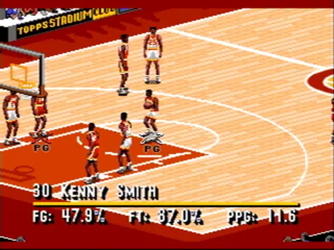 Captura de tela de NBA Live 95 (2 de 3)