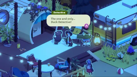 Captura de tela de Duck Detective: The Ghost of Glamping (3 de 4)