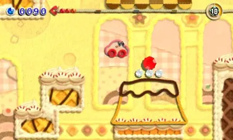 Captura de tela de Kirby's Extra Epic Yarn (3 de 4)