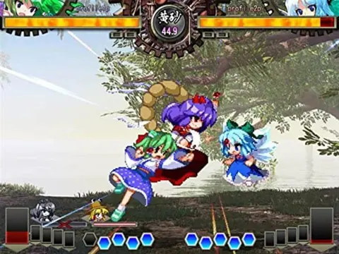 Captura de tela de Touhou Hisoutensoku: Choudokyuu Ginyoru no Nazo wo Oe (3 de 4)