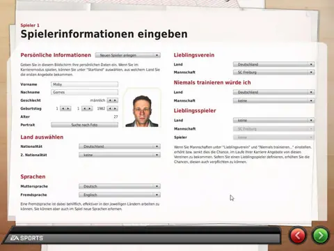 Captura de tela de FIFA Manager 10 (1 de 3)