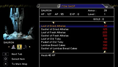 Captura de tela de The Lord of the Rings: Tactics (2 de 4)