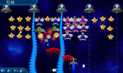 Captura de tela de Chicken Invaders 5: Cluck of the Dark Side (4 de 4)