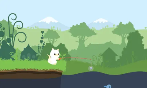 Captura de tela de Cat Goes Fishing (1 de 4)