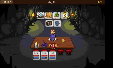 Captura de tela de Knights of Pen and Paper (3 de 4)
