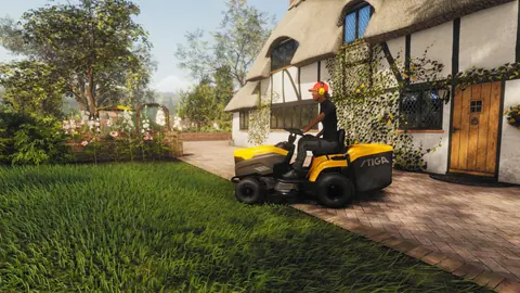 Captura de tela de Lawn Mowing Simulator (1 de 4)