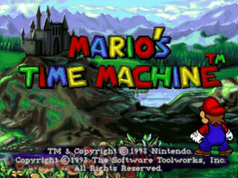 Captura de tela de Mario's Time Machine (3 de 3)