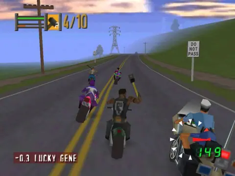 Captura de tela de Road Rash 64 (1 de 2)