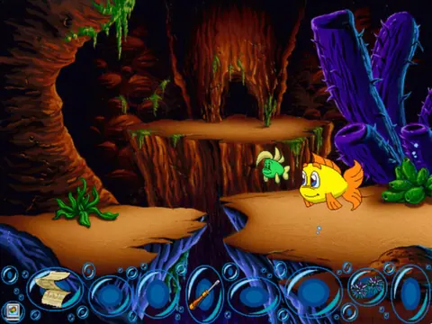 Captura de tela de Freddi Fish 4: The Case of the Hogfish Rustlers of Briny Gulch (3 de 4)