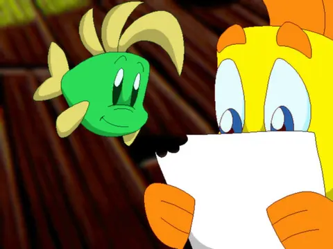 Captura de tela de Freddi Fish 4: The Case of the Hogfish Rustlers of Briny Gulch (1 de 4)
