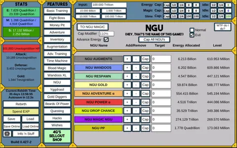 Captura de tela de NGU Idle (4 de 4)