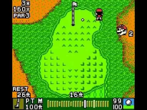 Captura de tela de Mario Golf (2 de 4)