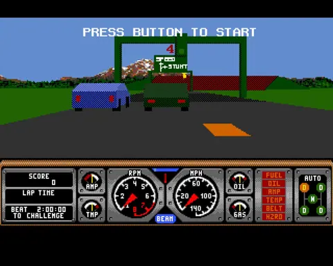 Captura de tela de Hard Drivin' (2 de 3)