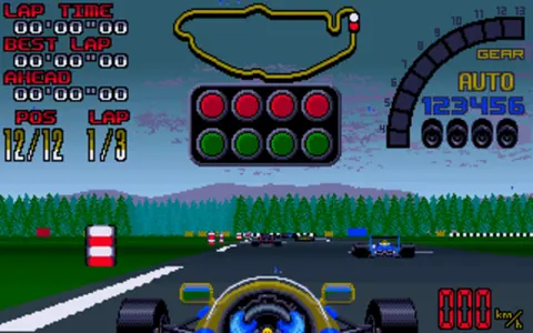 Captura de tela de Nigel Mansell's World Championship Racing (1 de 3)