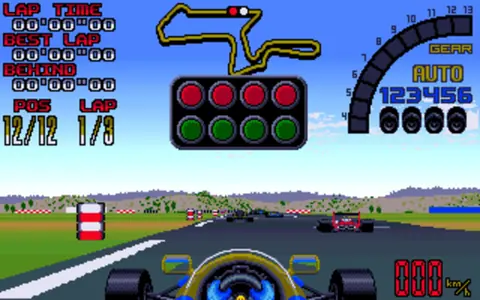 Captura de tela de Nigel Mansell's World Championship Racing (2 de 3)
