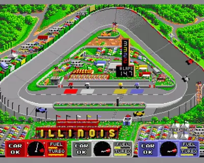 Captura de tela de Danny Sullivan's Indy Heat (1 de 1)