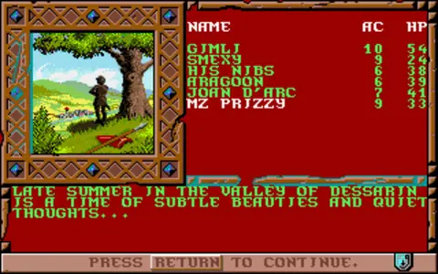 Captura de tela de Treasures of the Savage Frontier (2 de 3)
