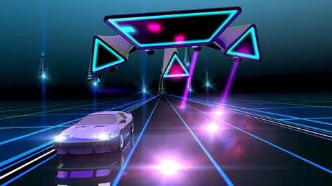 Captura de tela de Neon Drive (2 de 4)