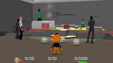Captura de tela de Bubsy 3D: Bubsy Visits the James Turrell Retrospective (1 de 1)
