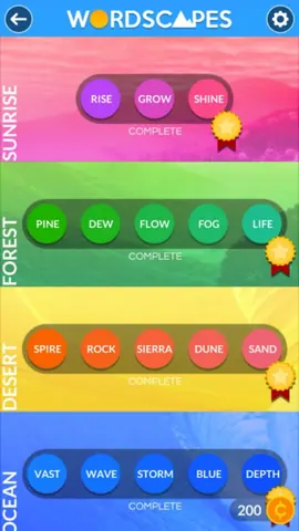 Captura de tela de Wordscapes (2 de 4)