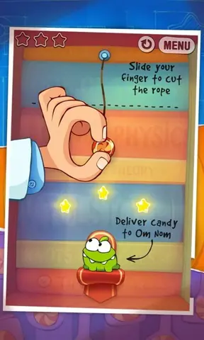 Captura de tela de Cut the Rope: Experiments (1 de 3)