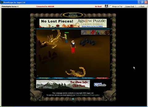 Captura de tela de RuneScape Classic (3 de 3)