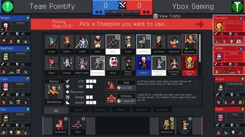 Captura de tela de Teamfight Manager (2 de 4)